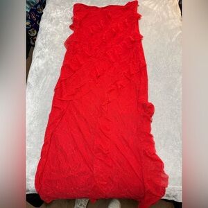 Wild Fable Red Maxi Dress Size XL